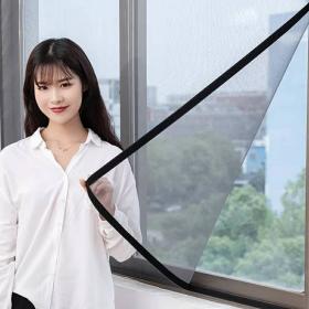 Moustiquaires Pour Fenêtre Avec Fixation- Anti Moustique , Insectes, Mouches, 1.4 × 1.2 M